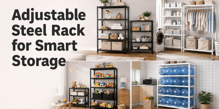 Adjustable Steel Rack for Smart Storage